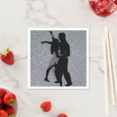 社交ダンス踊りパーティーナプキン スタンダードカクテルナプキン (インサイチュ)