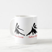 社交ダンス踊りマグ コーヒーマグカップ (正面左)