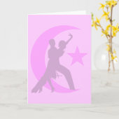 社交ダンス踊り カード (黄色い花)