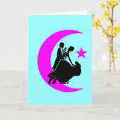 社交ダンス踊り カード (黄色い花)