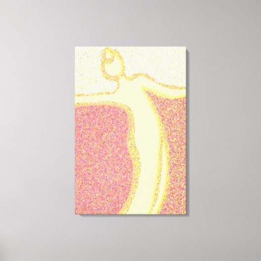 社交ダンス踊り キャンバスプリント (正面)