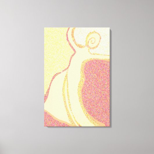 社交ダンス踊り キャンバスプリント (正面)