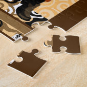 社交ダンス踊り ジグソーパズル (側面)