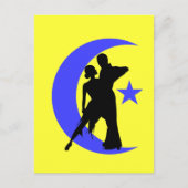 社交ダンス踊り ポストカード (正面)