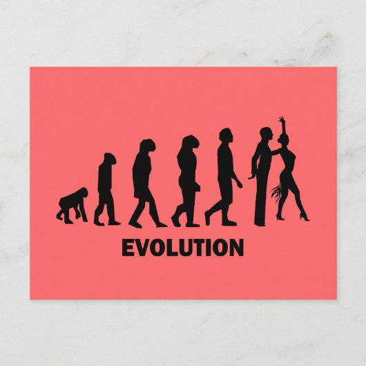 社交ダンス踊り ポストカード (正面)