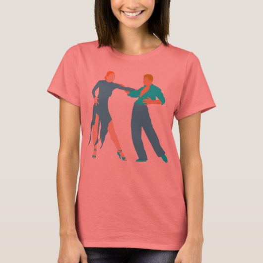 社交ダンス踊り Tシャツ (正面)