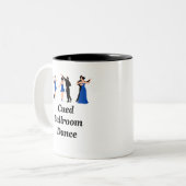 "社交ダンス"のマグ挿入しました ツートーンマグカップ (正面左)
