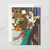 社交ダンス ポストカード (正面/裏面)