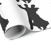 社交ダンス ラッピングペーパー (ロールコーナー)