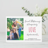 社交的な愛の引用文カスタムの写真の挨拶 (スタンド正面)