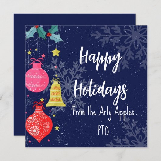 社交的に離れた隣人からの幸せな休日 (正面/裏面)