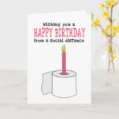 社会おもしろい流通誕生日 カード (黄色い花)