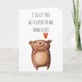 社会おもしろい配給バレンタインデーの愛 カード (正面)