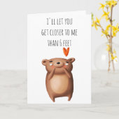 社会おもしろい配給バレンタインデーの愛 カード (黄色い花)