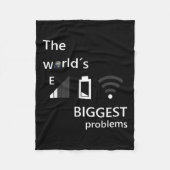 社会からの批判原子力環境保護政策 フリースブランケット (正面)