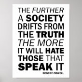 社会が真理から漂う ポスター (正面)