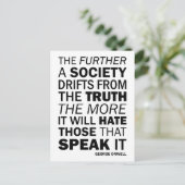 社会が真理から漂う ポストカード (スタンド正面)