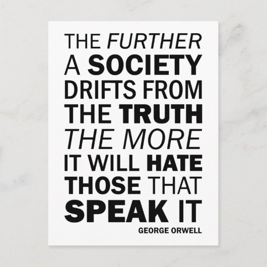 社会が真理から漂う ポストカード (正面)
