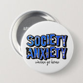 社会の不安 缶バッジ (正面&裏面)