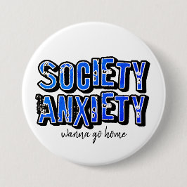 社会の不安 缶バッジ