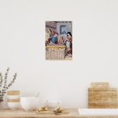 社会の四条件:労働 ポスター (キッチン)