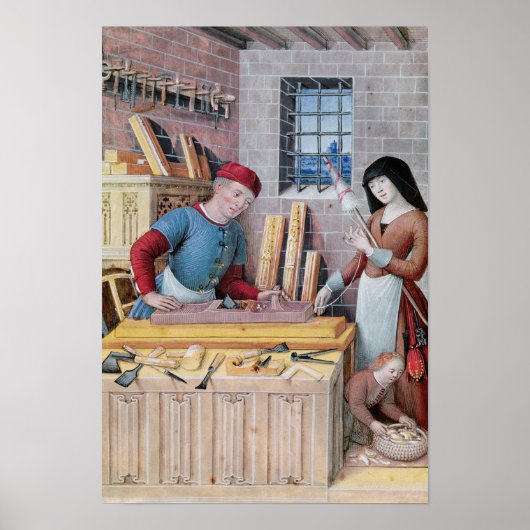 社会の四条件:労働 ポスター (正面)