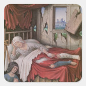 社会の四条件：貧困 スクエアシール (正面)