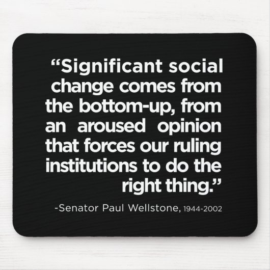 社会の変化のマウスパッド マウスパッド (正面)