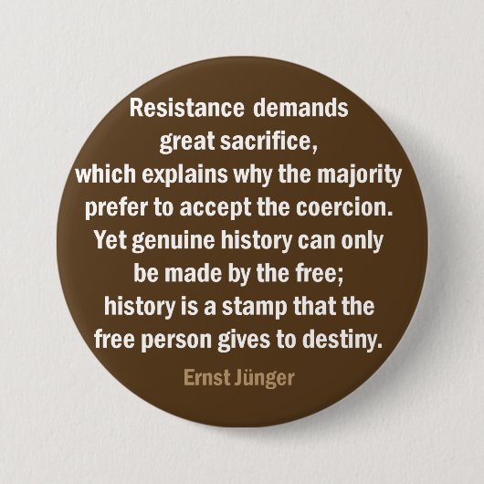 社会の外 缶バッジ (正面)