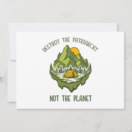 社会の父権を壊せ。地球を壊すな シーズンカード (正面)