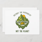 社会の父権を壊せ。地球を壊すな シーズンカード (正面/裏面)