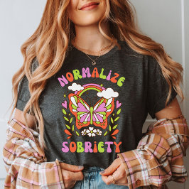 社会を正常化する | Sober Life |中毒リハビリ Tシャツ