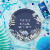 社会エレガント保護保障アンチトランプ ペーパープレート (パーティー)