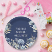 社会エレガント保護保障アンチトランプ ペーパープレート (パーティー)