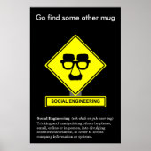 社会エンジニアリング安全保障認識度ポスター ポスター (正面)