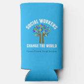 社会カスタムサービス事務所の感動的引用文 スリム缶クーラー (裏面)