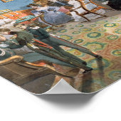 社会スケッチ室c.1830 ポスター (角)