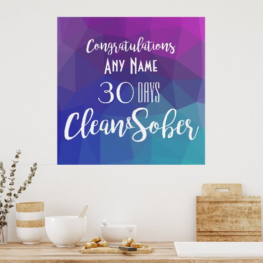 社会パーソナライズされた記念誕生日ポスター ポスター (キッチン)