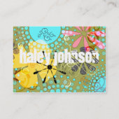 社会ボヘミア人者または名刺 名刺 (裏面)