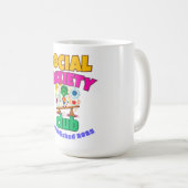 社会不安クラブ コーヒーマグカップ (正面右)