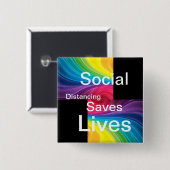 社会不安救生活 缶バッジ (正面&裏面)