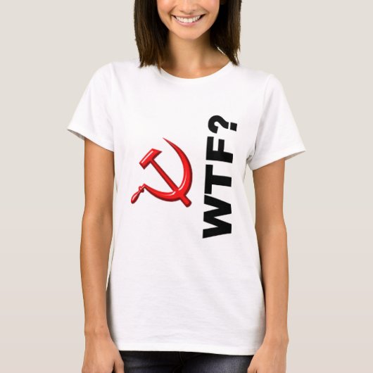 社会主義か。 WTFか。 Tシャツ (正面)
