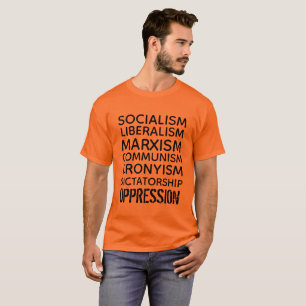 社会主義と自由主義の課題 – 弾圧 Tシャツ