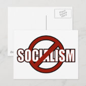 社会主義なし ポストカード (正面/裏面)