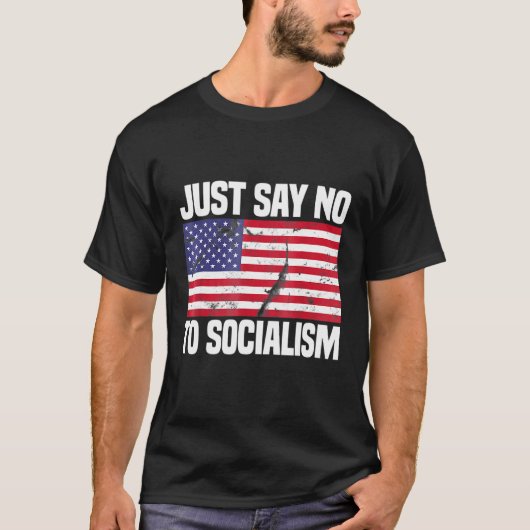 社会主義に反対する Tシャツ (正面)