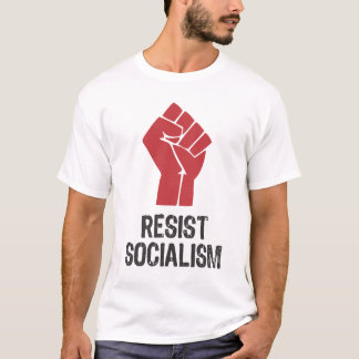 社会主義に抵抗して下さい Tシャツ