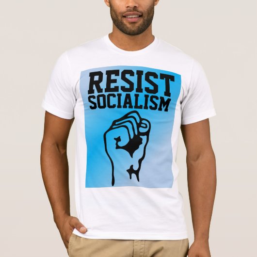 社会主義に抵抗 Tシャツ (正面)