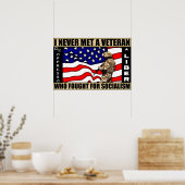 社会主義のために戦った退役軍人に会ったことがない！ ポスター (キッチン)