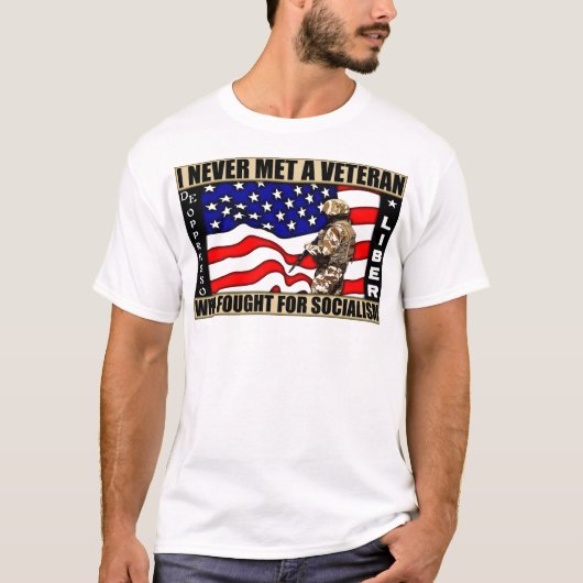 社会主義のための戦いか。 Tシャツ (正面)
