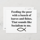 社会主義のパン ポストカード (正面/裏面)